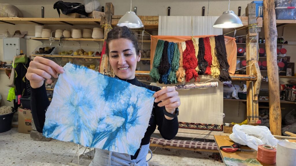 Fatemeh Mollaie is exploring the possibilities of creating Magnetic Textiles. 